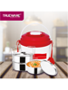 Picture of Trueware Marina 3 Lunch Box with 3 Container,300ml X 3 3 Containers Lunch Box  (900 ml, Thermoware) - Red
