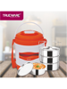 Picture of Trueware Marina 4 Lunch Box With 4 Container 300 Each, BPA Free, Food Grade 4 Containers Lunch Box  (1200 ml, Thermoware) - Orange