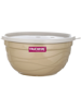 Picture of Trueware Stainless Steel, Plastic Serving Bowl Florra Microwave safe 1000 ML Bowl  (Pack of 1, Beige)