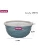 Picture of Trueware Stainless Steel, Plastic Serving Bowl Florra Microwave safe 1000 ML Bowl  (Pack of 1, Blue)